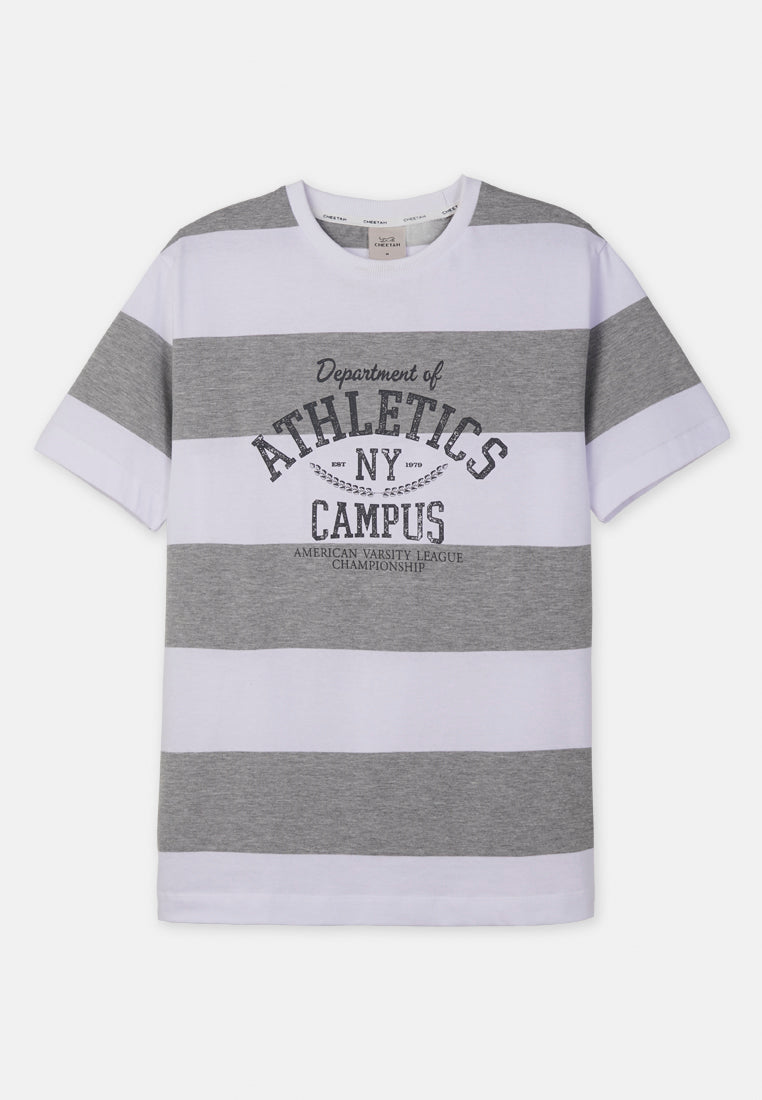 Cheetah Men High School Collection Regular Fit Cotton Blend Short Sleeve T-Shirt - 99626