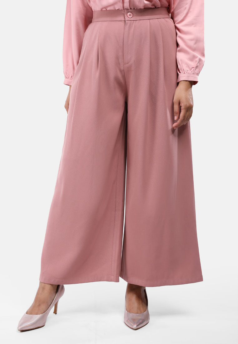Arissa Women Solid Tone Polyester Palazzo Pants MDL- ARS-11266