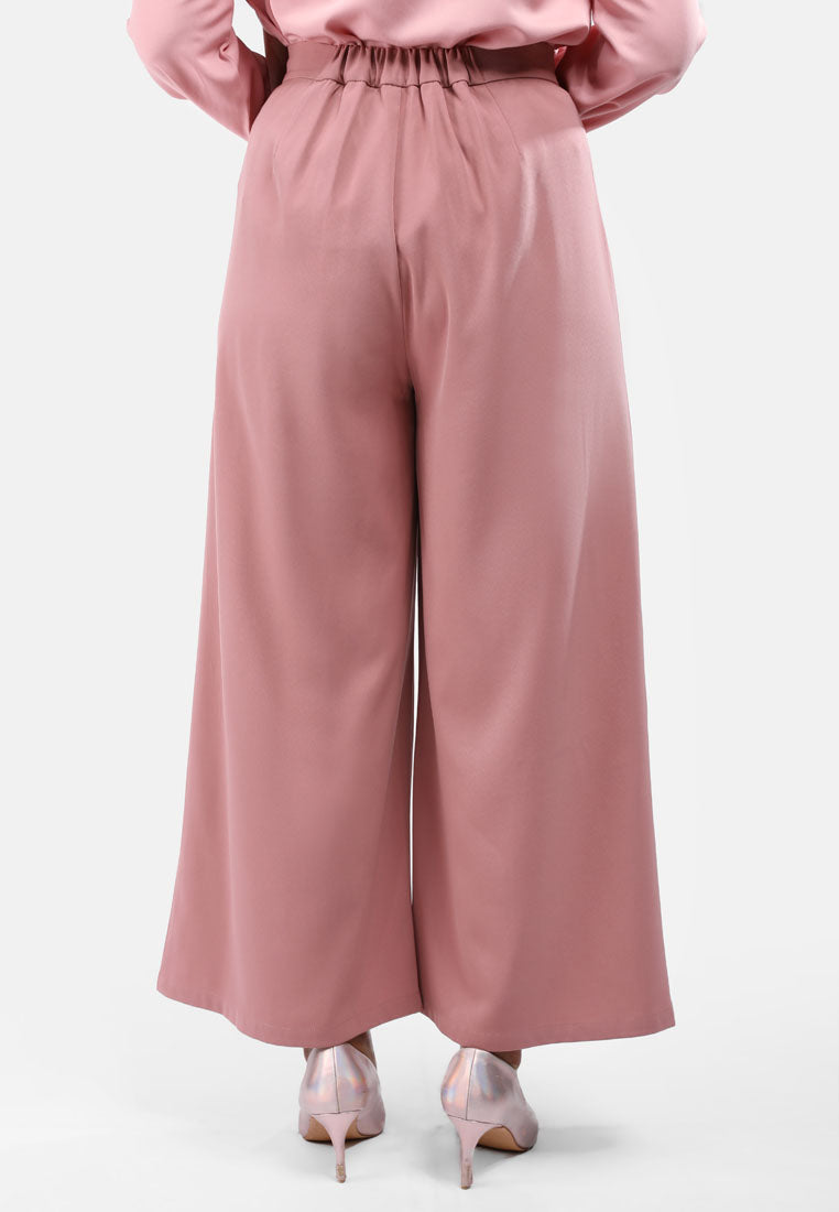 Arissa Women Solid Tone Polyester Palazzo Pants MDL- ARS-11266