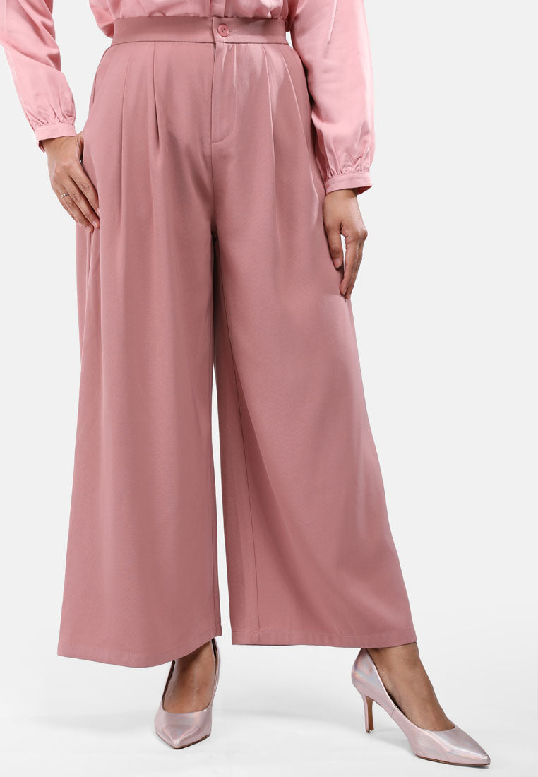 Arissa Women Solid Tone Polyester Palazzo Pants MDL- ARS-11266