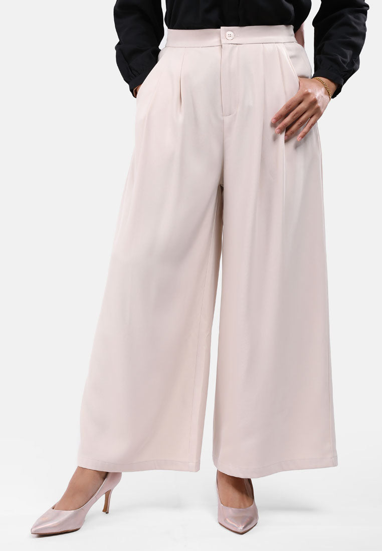 Arissa Women Solid Tone Polyester Palazzo Pants MDL- ARS-11266