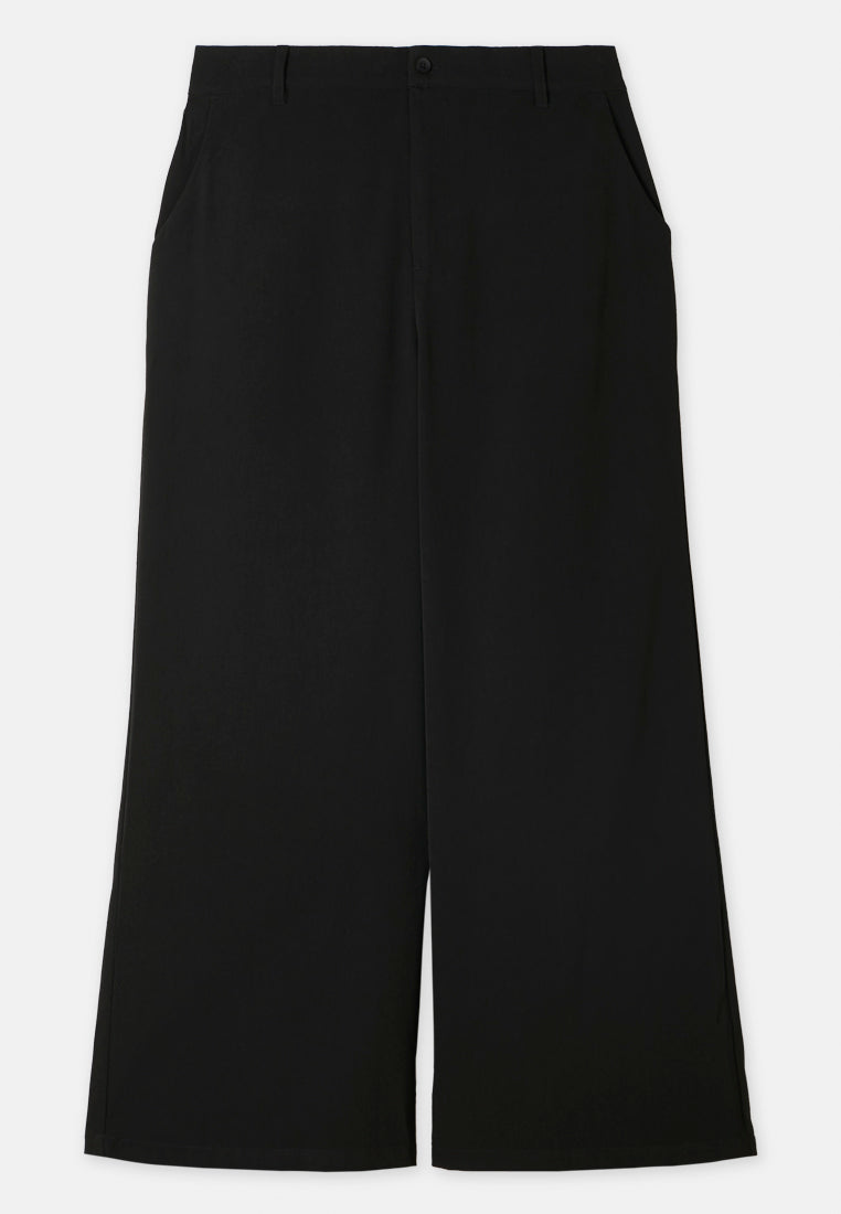 Arissa Long Palazzo Solid tone Polyester Pants - ARS-11302 (MD2)
