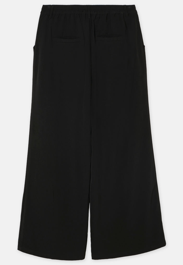 Arissa Long Palazzo Solid tone Polyester Pants - ARS-11302 (MD2)