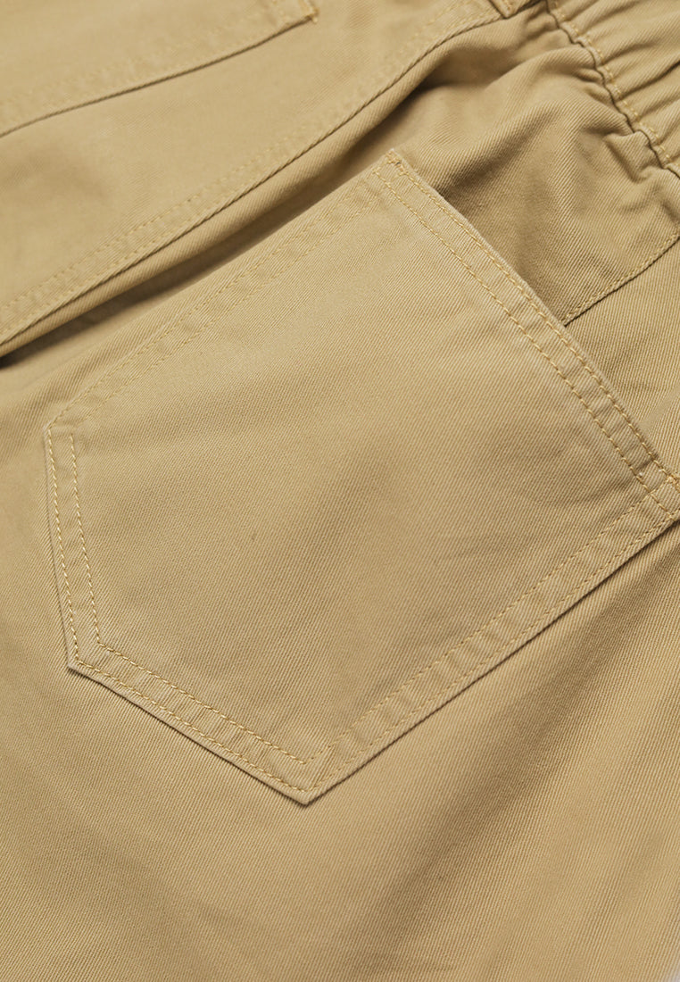 Arissa Women Solid Tone Cotton Twill Long Pants - ARS-11308