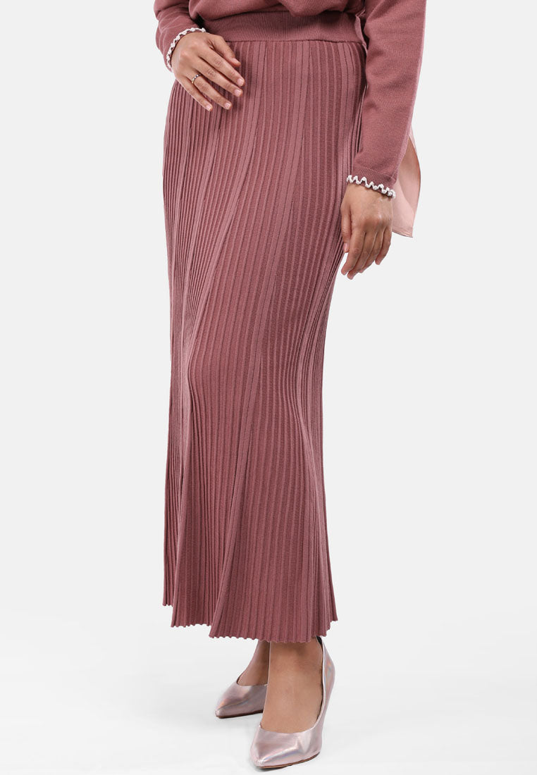 Arissa Women Yarn Knit Long Skirt - ARS-12082
