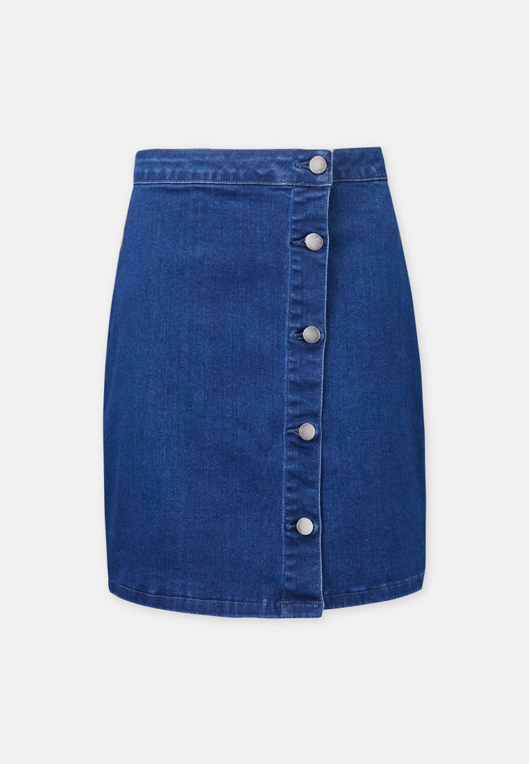 Arissa Short Denim Skirt - ARS-12096 (MD3)