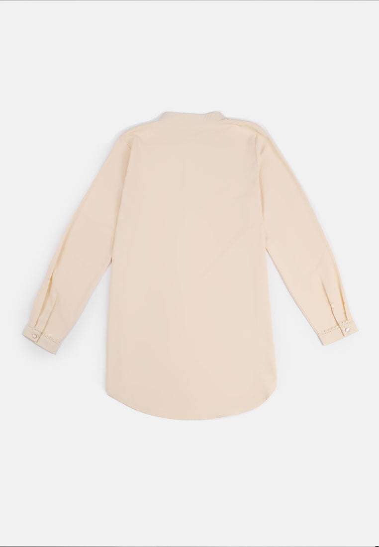 Arissa Long Sleeves Tunic Blouse - ARS-13738