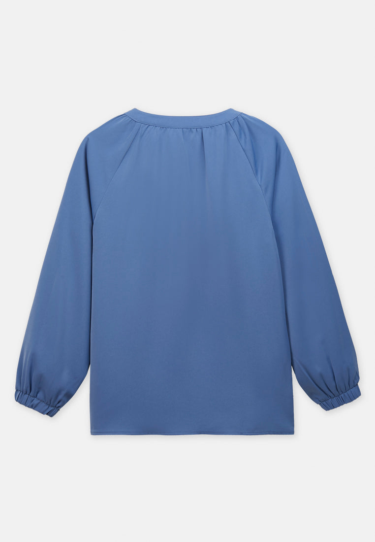 Arissa Long Raglan Sleeve Blouse - ARS-13756