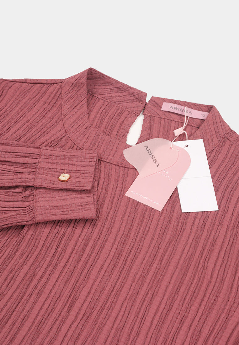Arissa Regular Fit Fancy Knit Long Sleeve Shirt - ARS-13892