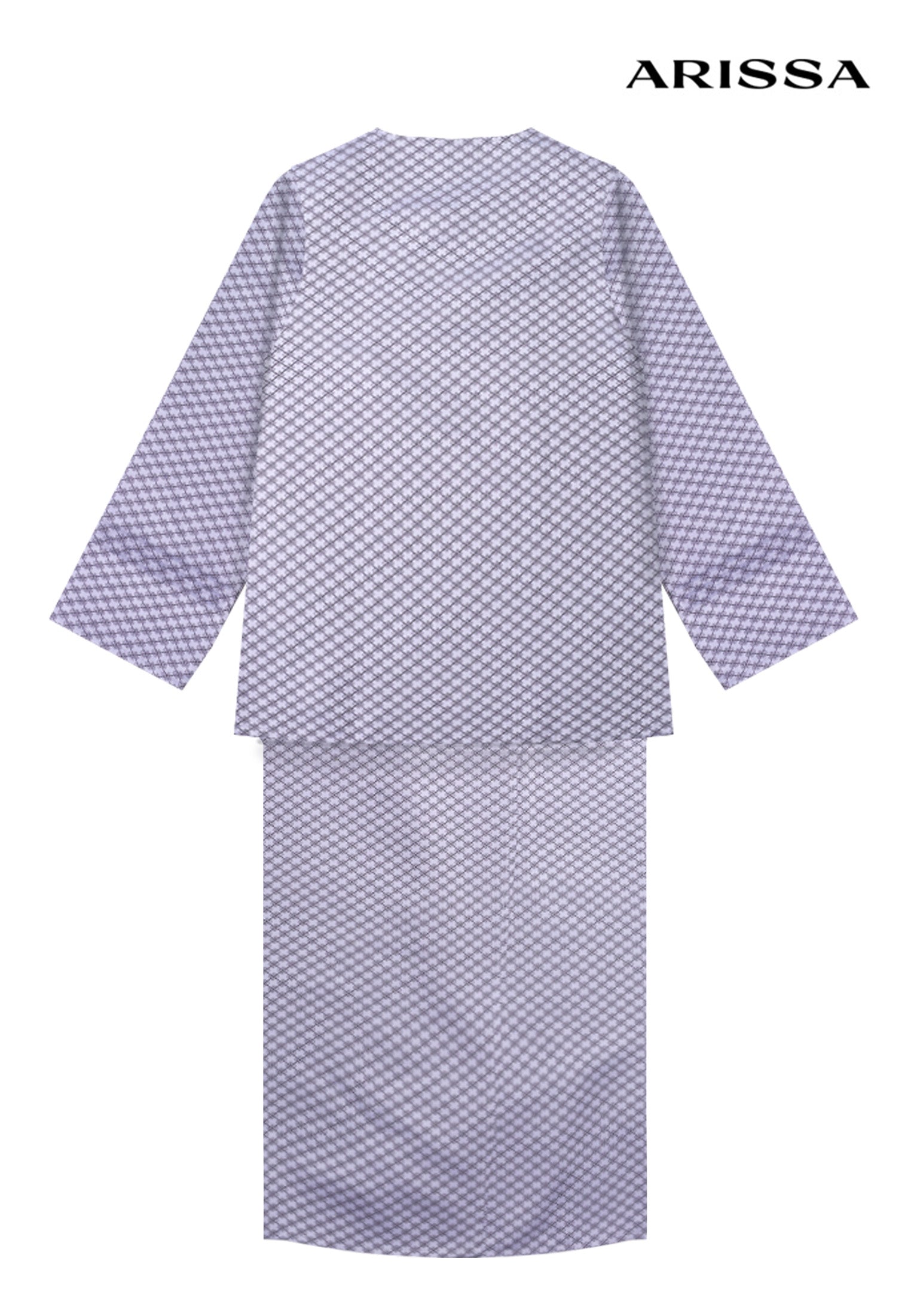 Arissa Women Loose Fit Brocade Kurung Kedah Cutting With Front Overlapped Skirt - ARS-18148