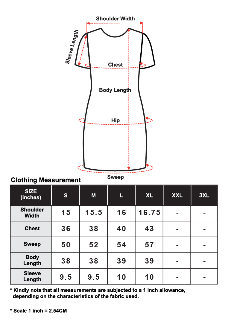 Arissa Short Sleeve Combined Dress - ARS-19188 (MD3)