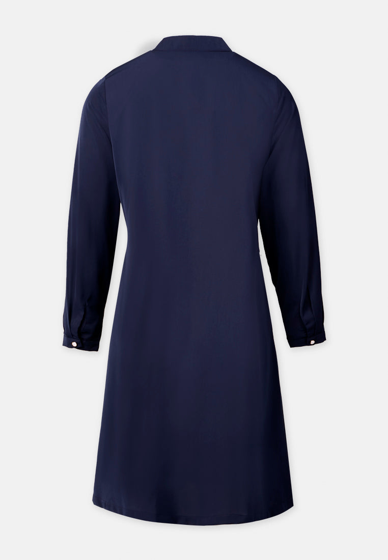 Arissa Long Sleeve Shirtdress - ARS-19198 (MD3)