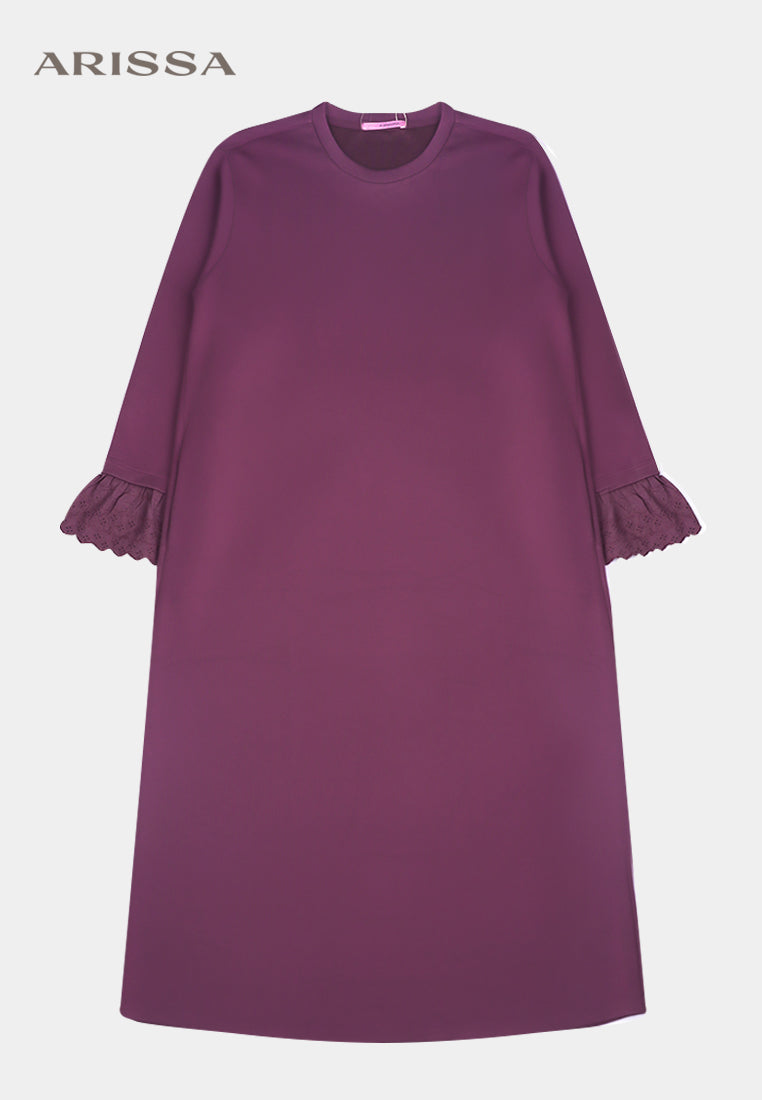 Arissa Women Regular Fit Polyester Blend Long Sleeve Dress - ARS-19238