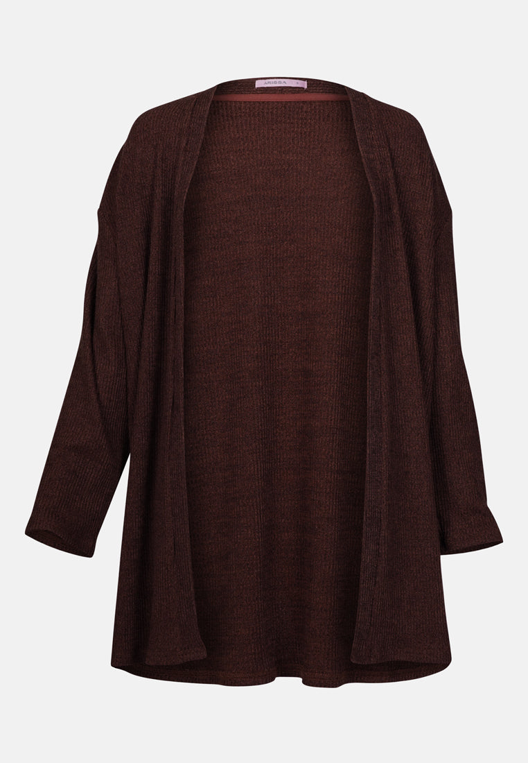 Arissa Women Loose Fit Polyester Blend Long Sleeve Cardigan - ARS-3052 (MD3)