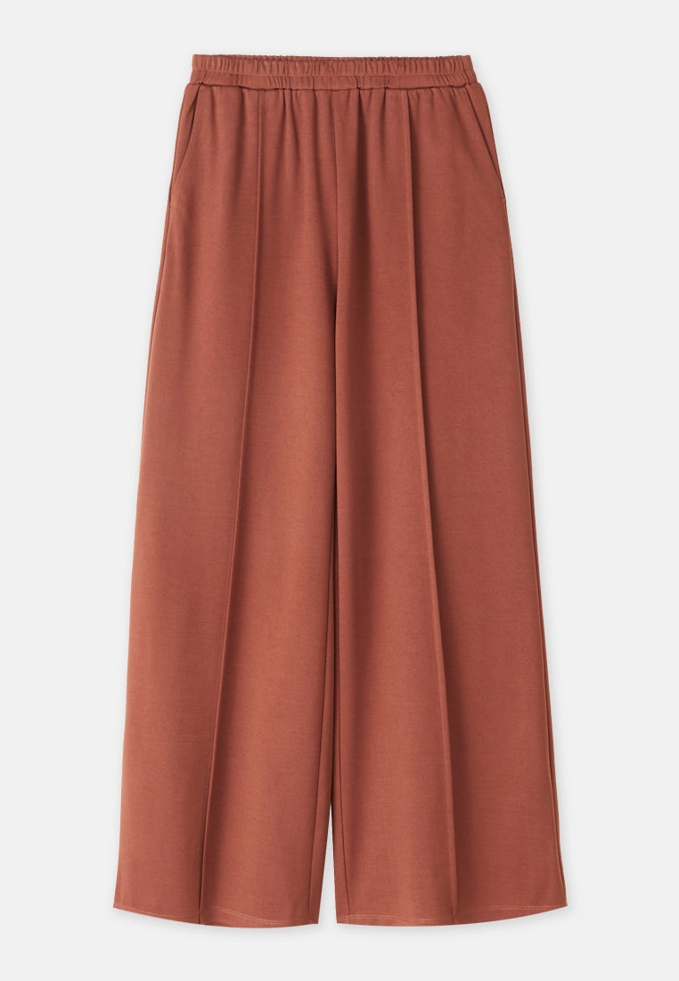 Arissa Women Long Palazzo Solid Tone polyester Pants - ARS-5162 (MD2)