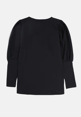 Arissa Long Balloon Sleeve Top - ARS-6888