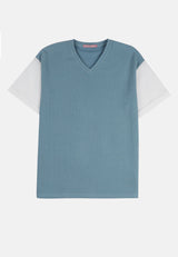 Arissa Short Sleeve Combined Top - ARS-9742
