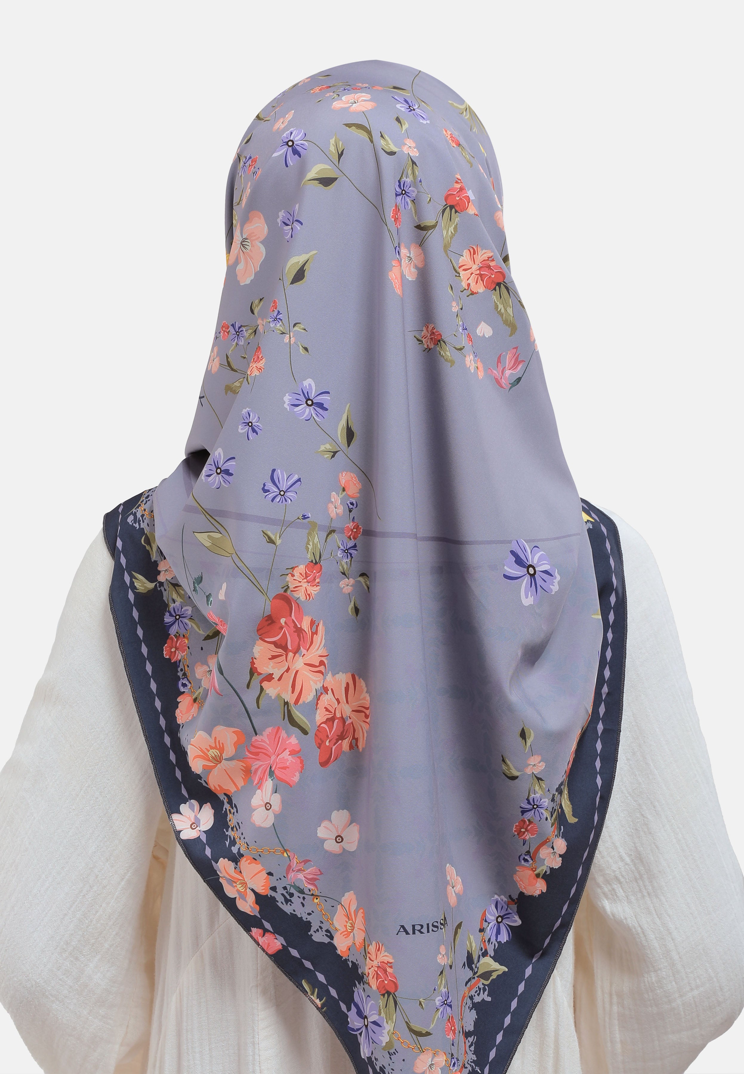 Arissa Hijab Hokkaido Printed Square Scarf - ARS-ST1162 (MD2)