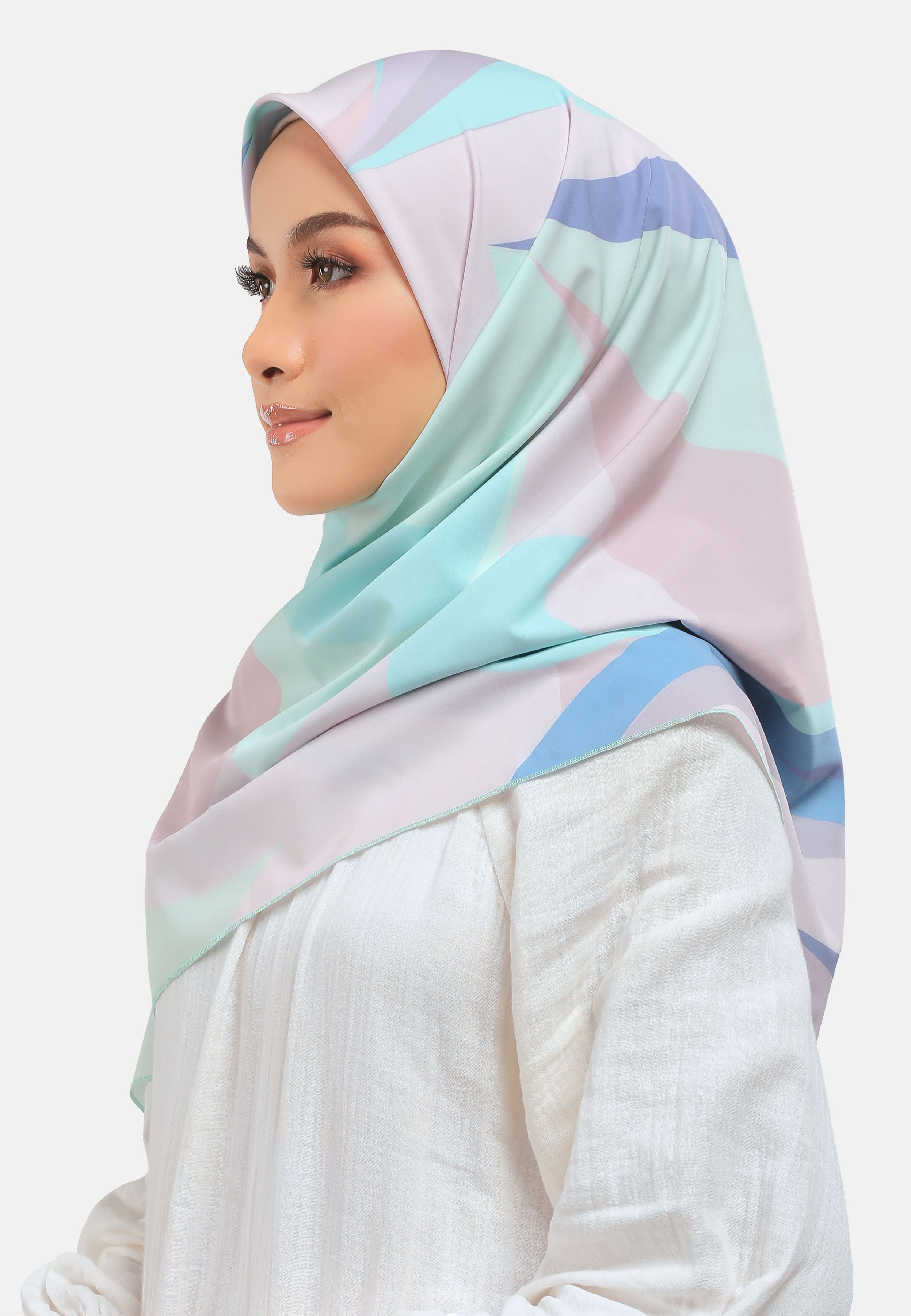 Arissa Hijab Adelia Printed Square Scarf - ARS-ST11200 (MD2)