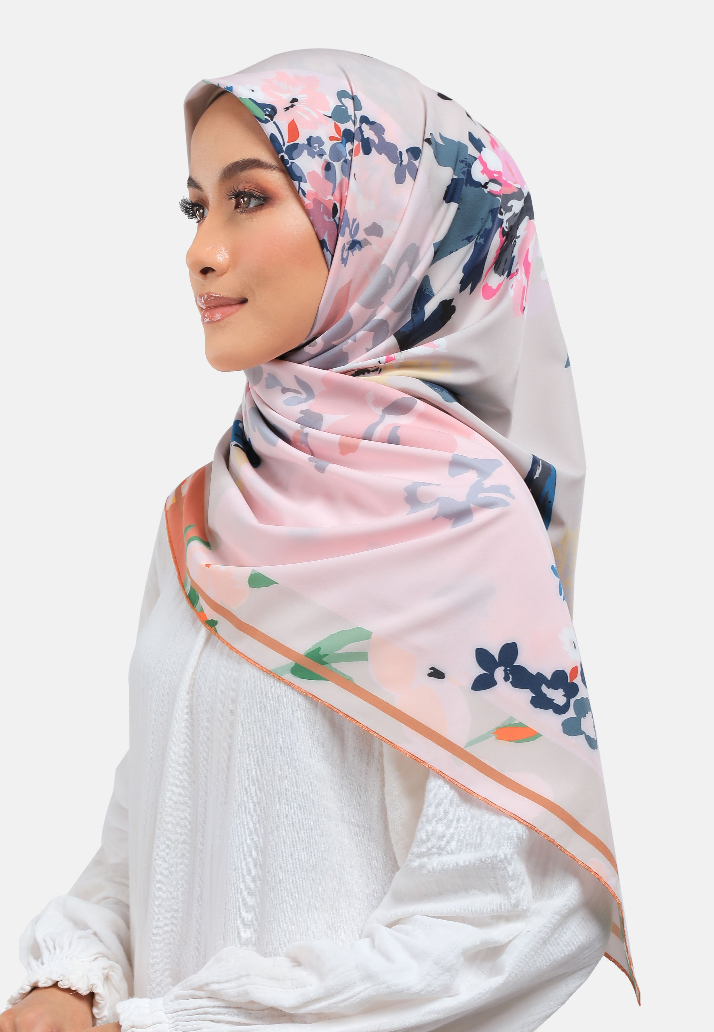 Arissa Hijab Misato Printed Square Scarf - ARS-ST11240 (MD2)
