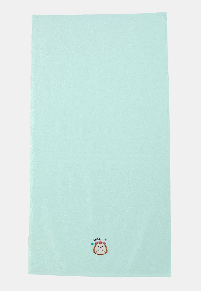 Baby Cheetah Baby Bath Towel With Embroidery - CBB-BT18022