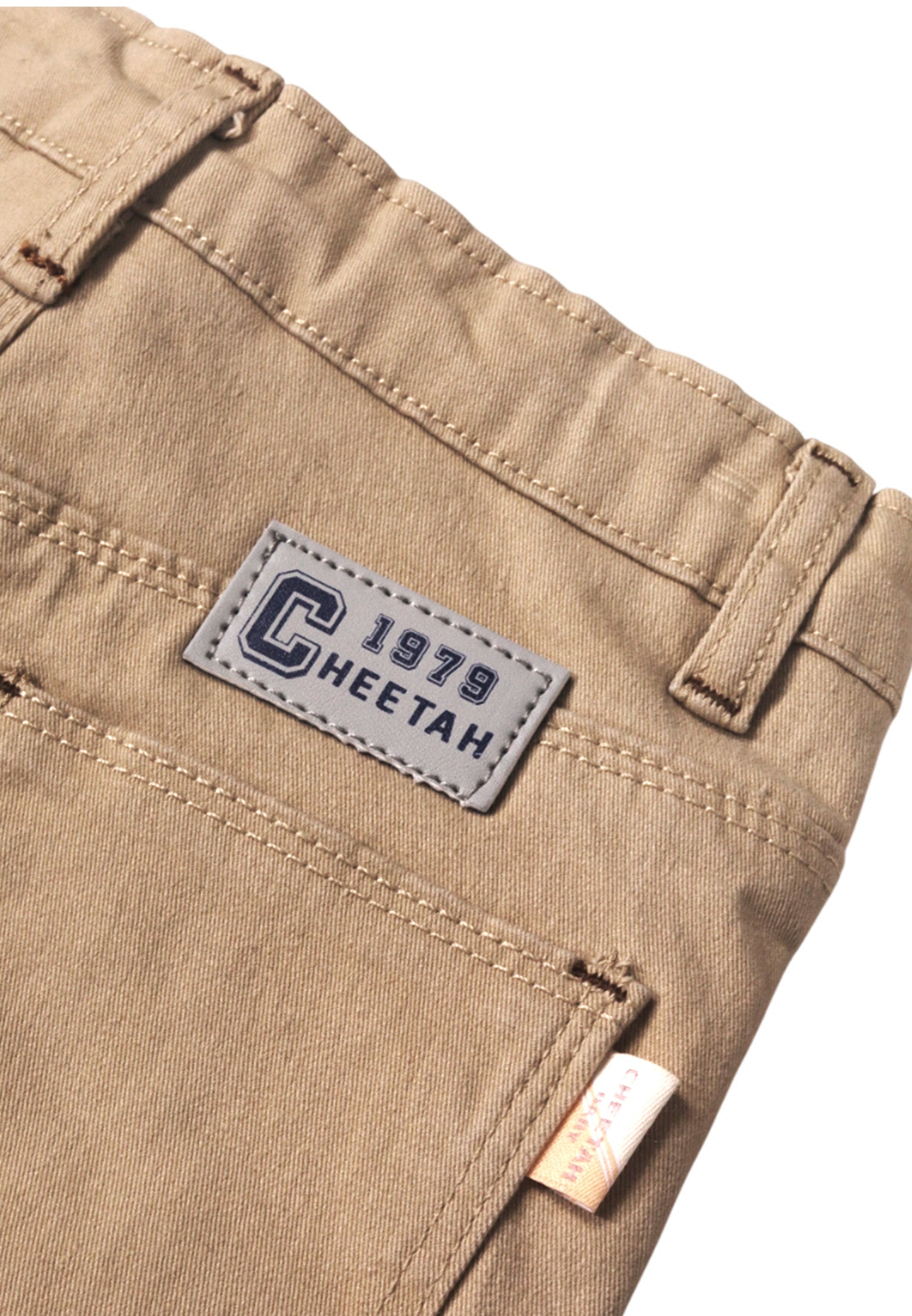 Cheetah Baby Boy Toddler Cotton Twill Cargo Long Pants - CBB-110390