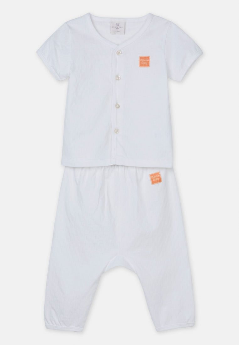 Cheetah Baby Boy Short Sleeves Suit Set - CBB-183402(F)