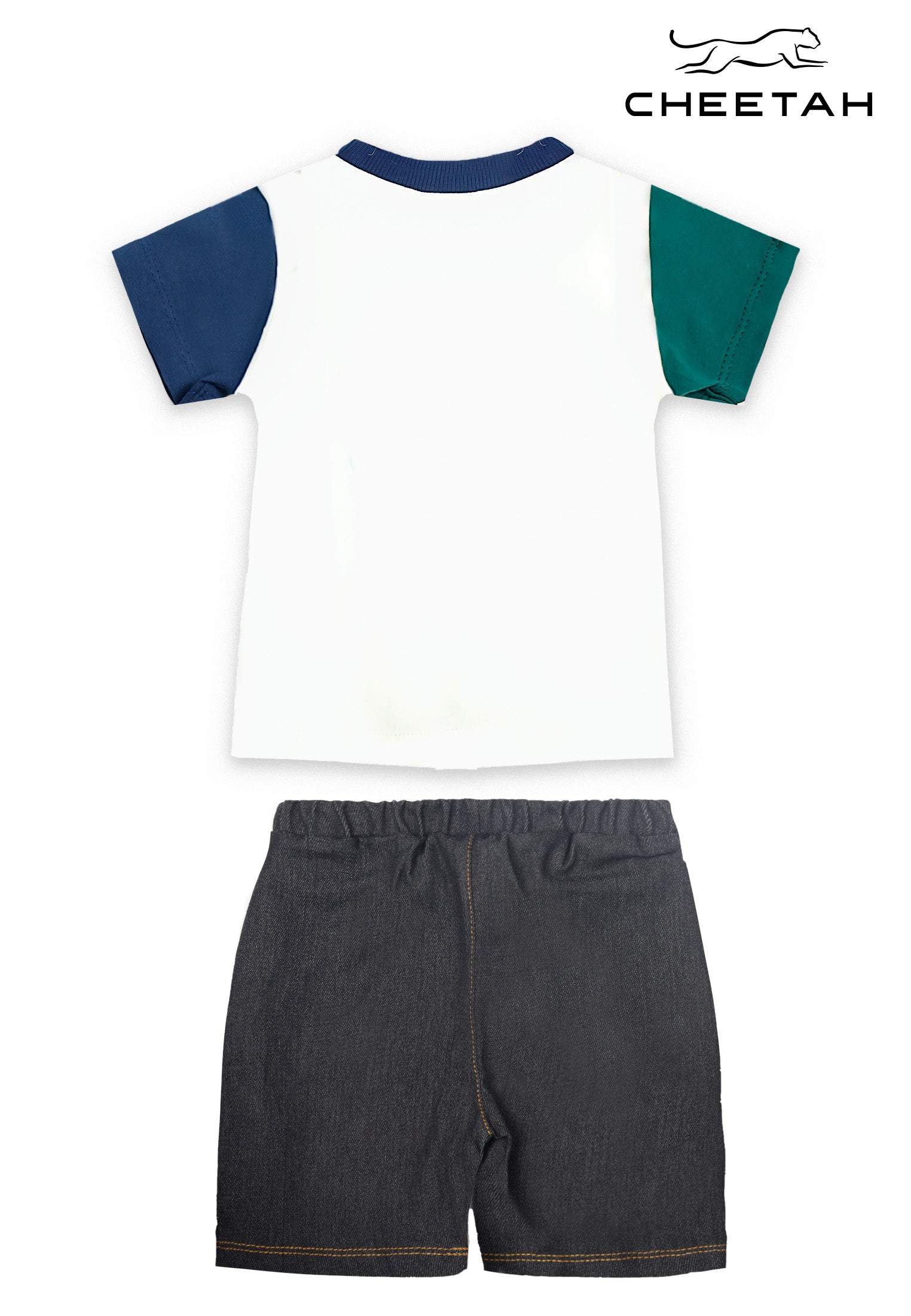 Cheetah Baby Boy Short Sleeve Suit Set - CBB-183692