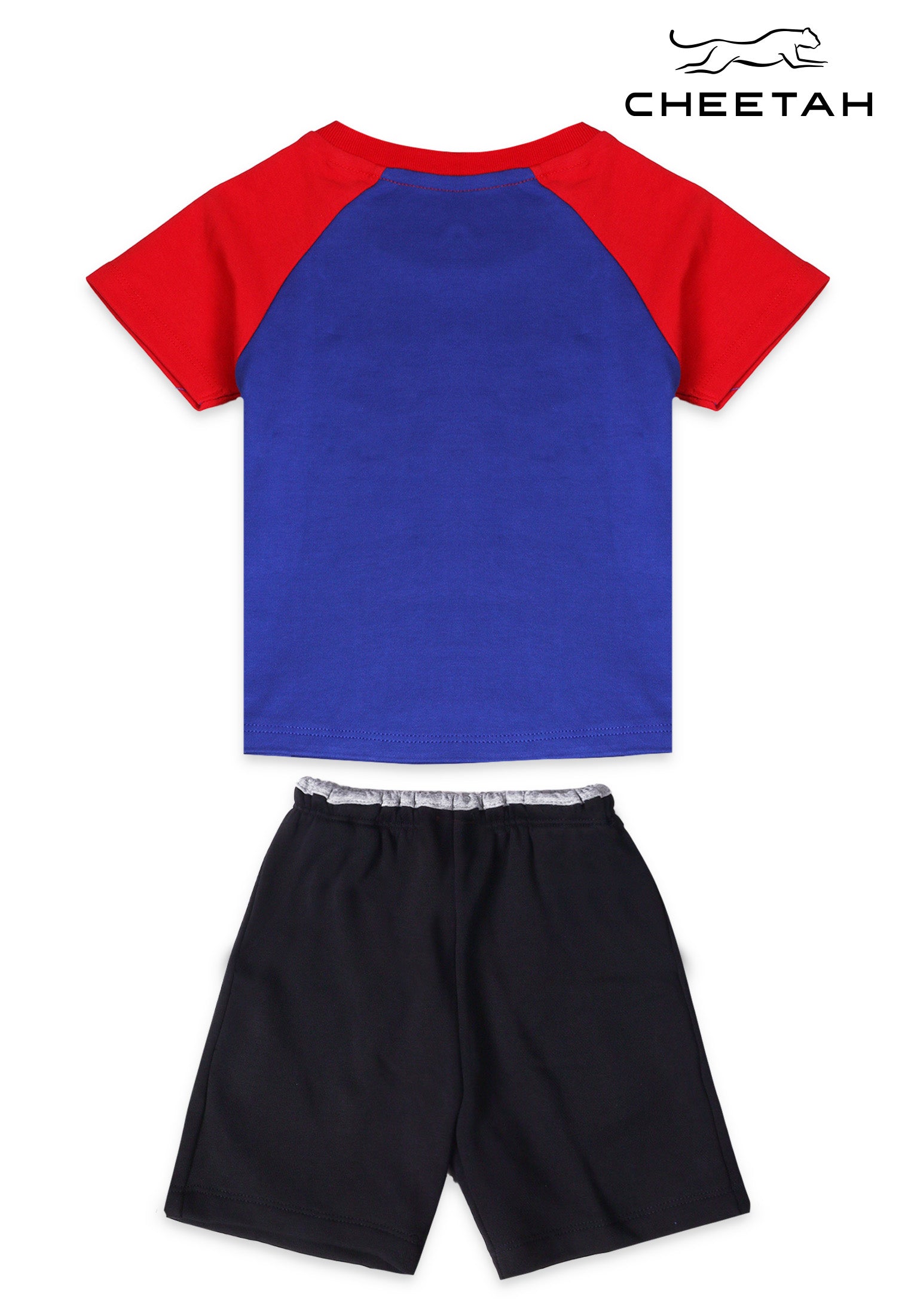 Cheetah Baby Boy DC Superman Toddler Cotton Blend Short Sleeve Suit Set - CBB-183816