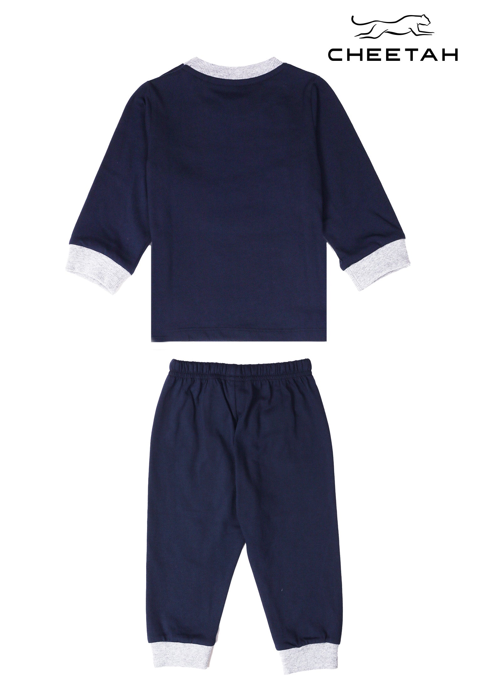 Cheetah Baby Boy DC Superman Toddler Cotton Blend Long Sleeve Suit Set Pyjamas - CBB-183818