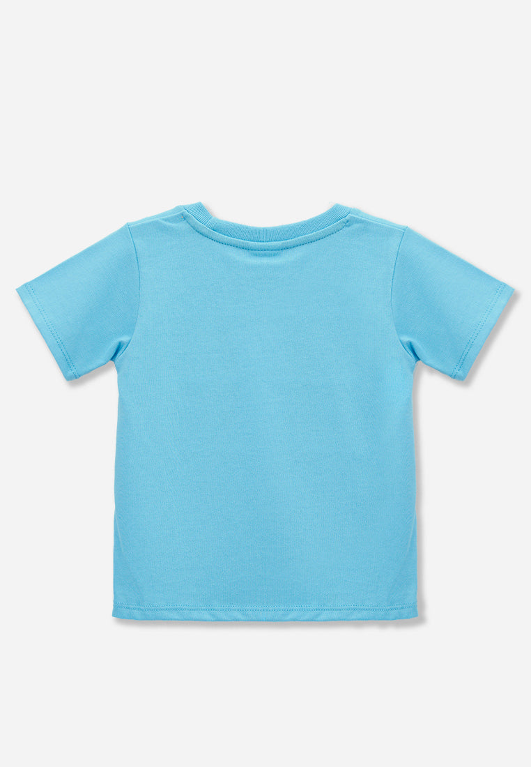 Cheetah Baby Toddler Boy Short Sleeve Roundneck T-Shirt - CBB-9548