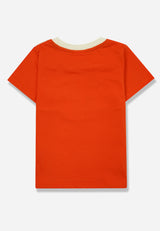 Cheetah Baby Toddler Boy Short Sleeve Roundneck T-Shirt - CBB-9552