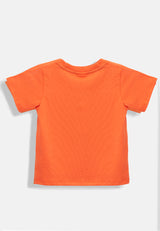 Cheetah Baby Toddler Boy Short Sleeve Roundneck T-Shirt - CBB-9556