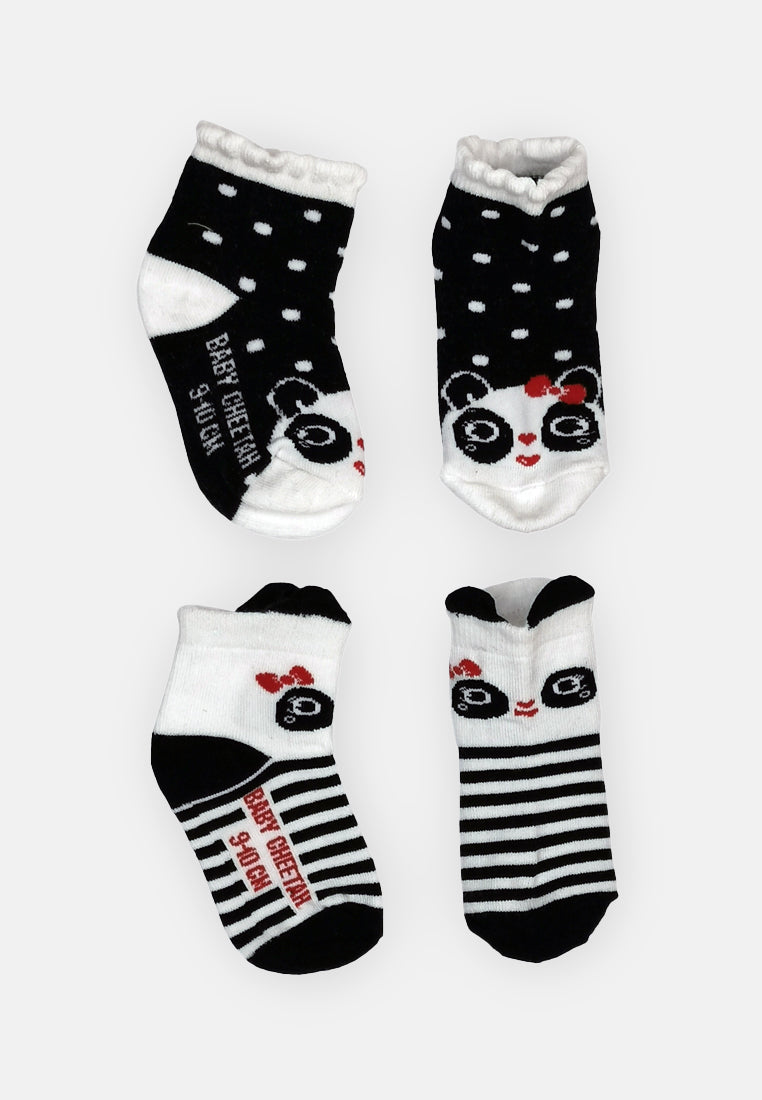 Baby Cheetah Girl 2 in 1 Socks set - CBG-0340