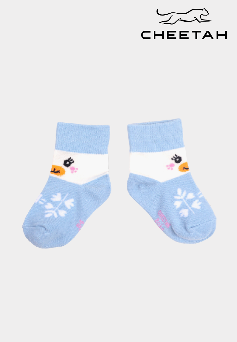 Cheetah Baby Girl Socks (2 in 1) - CBG-0412