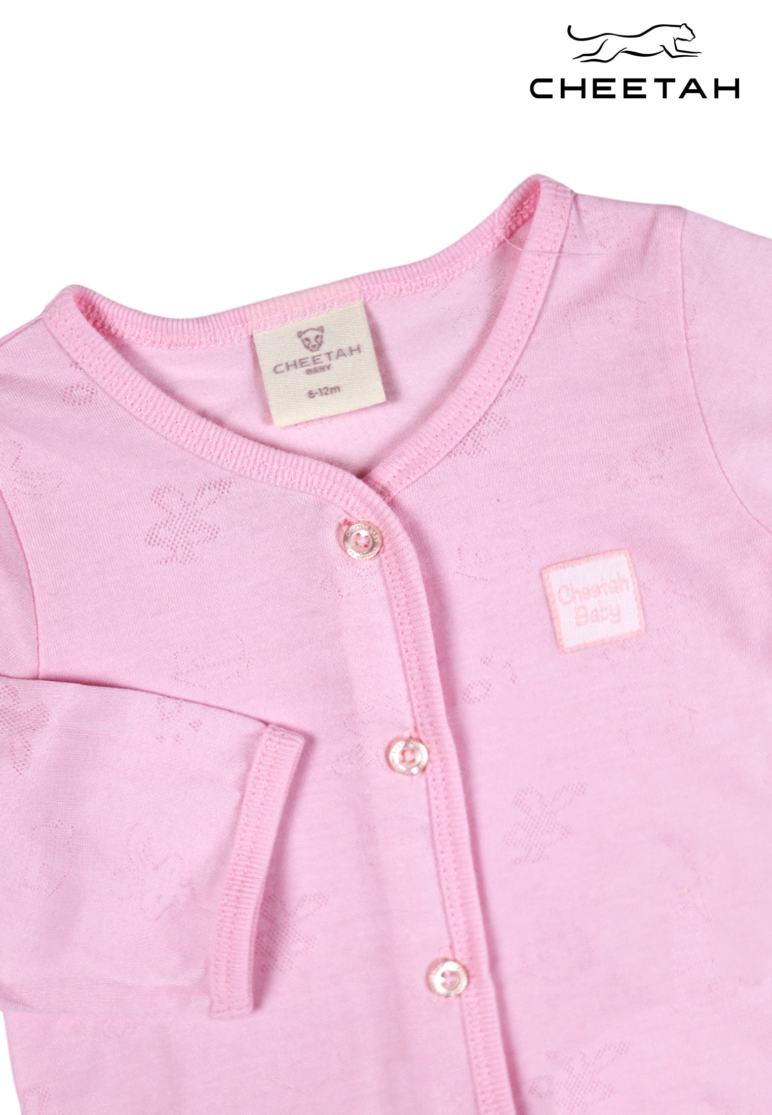 Cheetah Baby Girl Long Sleeve Suit Set - CBG-183620(F)