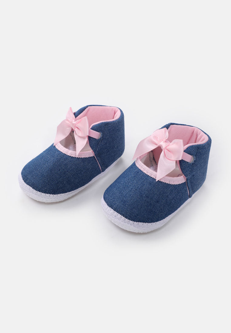 Cheetah Baby Girls Lightweight and Flexible Pram Shoes MDL- CBG-SH1386