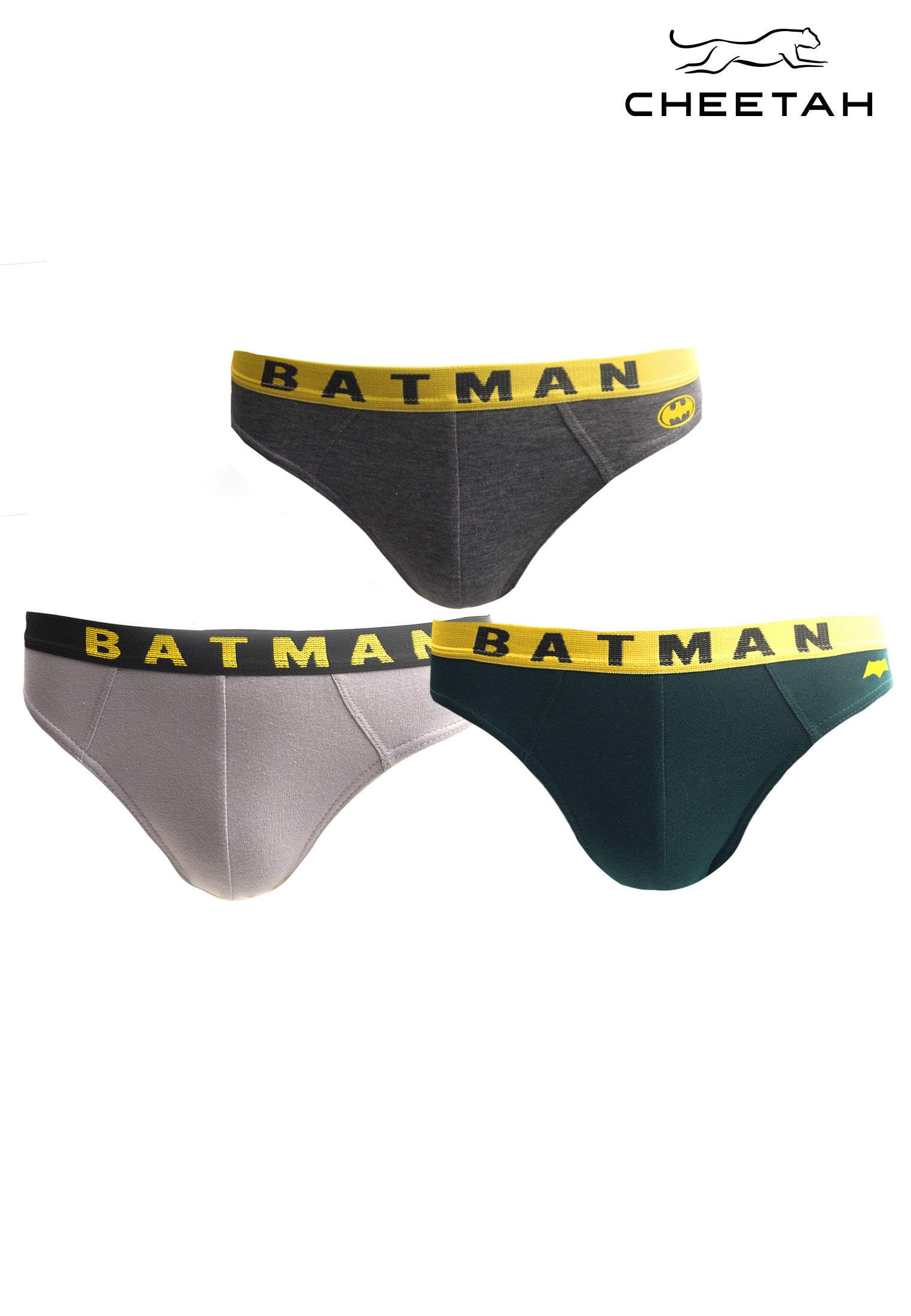 Cheetah Kids Batman 85th Boy 3 in 1 Briefs (Mini) - CJ-1098