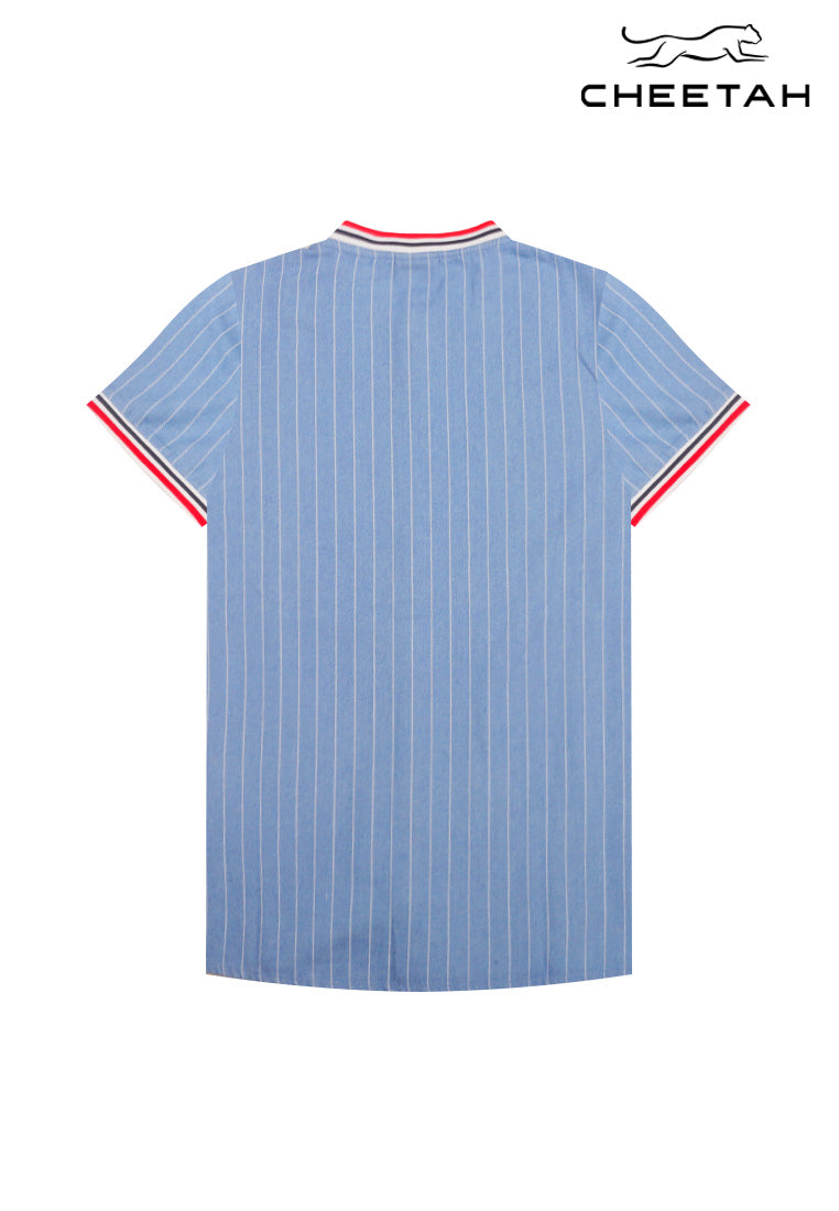 Cheetah Kids Boy Short Sleeves Collared Shirt - CJ-130746