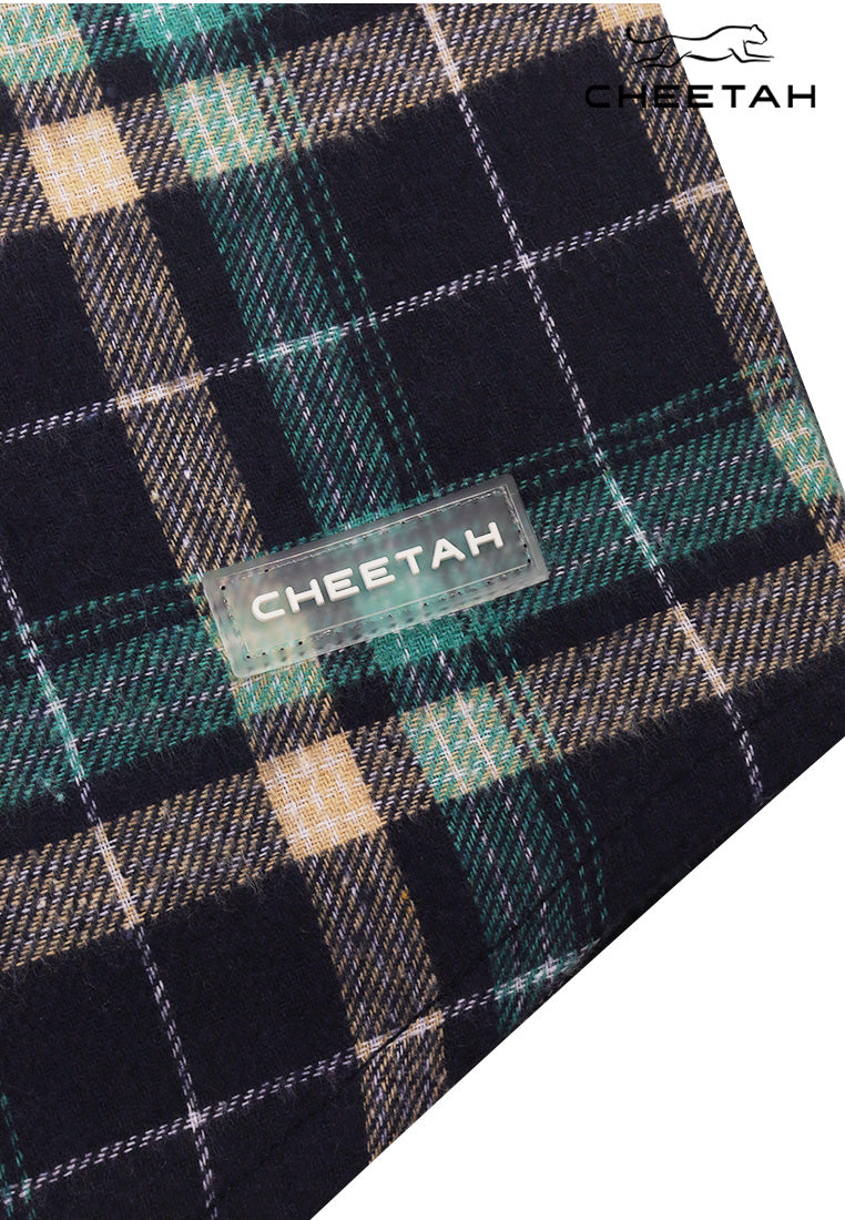 Cheetah Kids Boy Short Sleeves Collared Button Down Shirt - CJ-130788