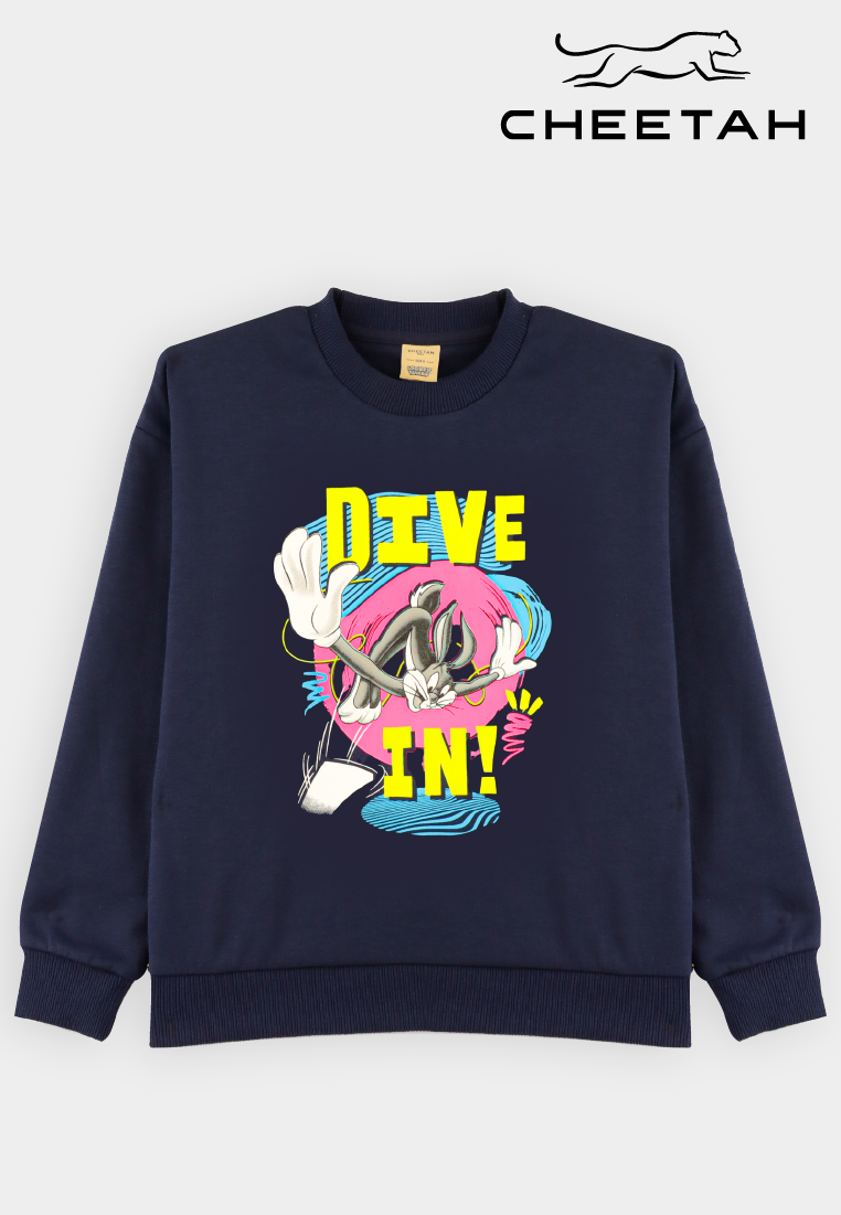 Cheetah Kids Looney Tunes Boy Long Sleeves Roundneck Sweatshirt - CJ-60026