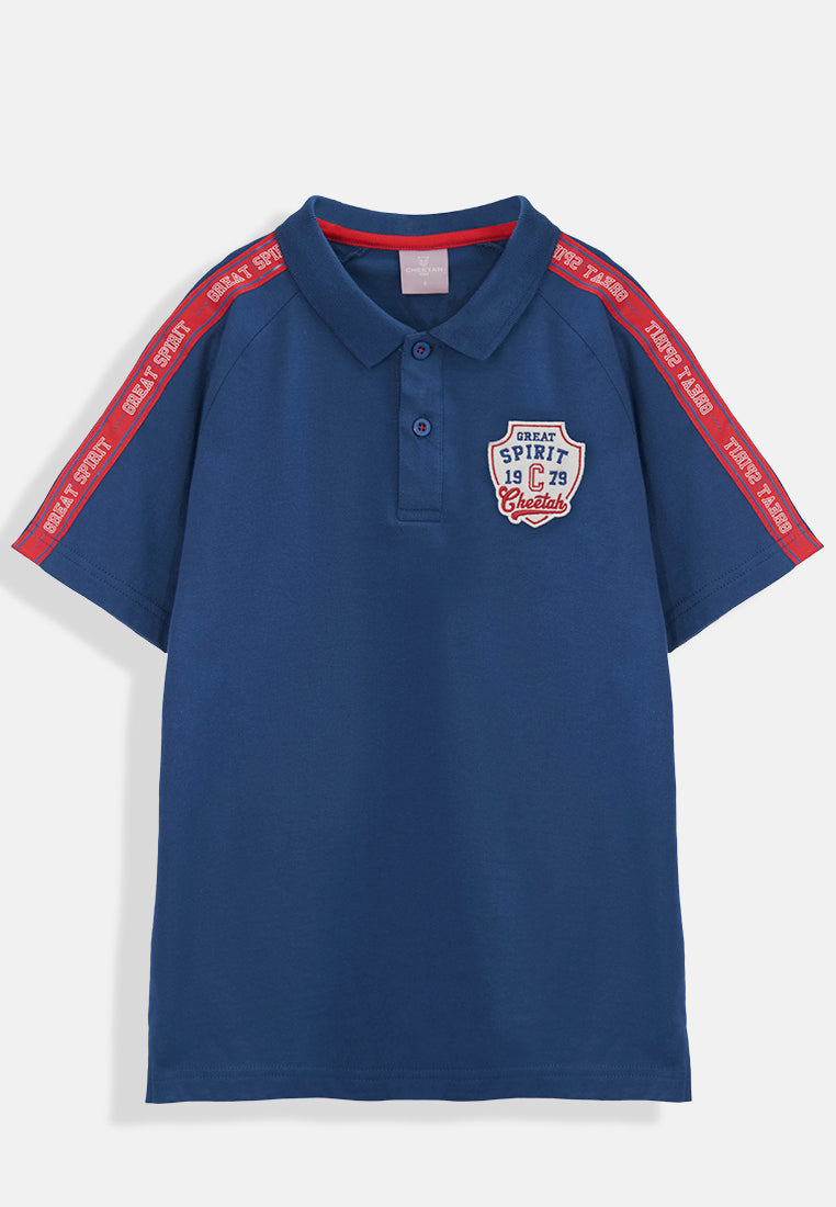 Cheetah Kids Boy Short Sleeves Polo Shirt - CJ-71676