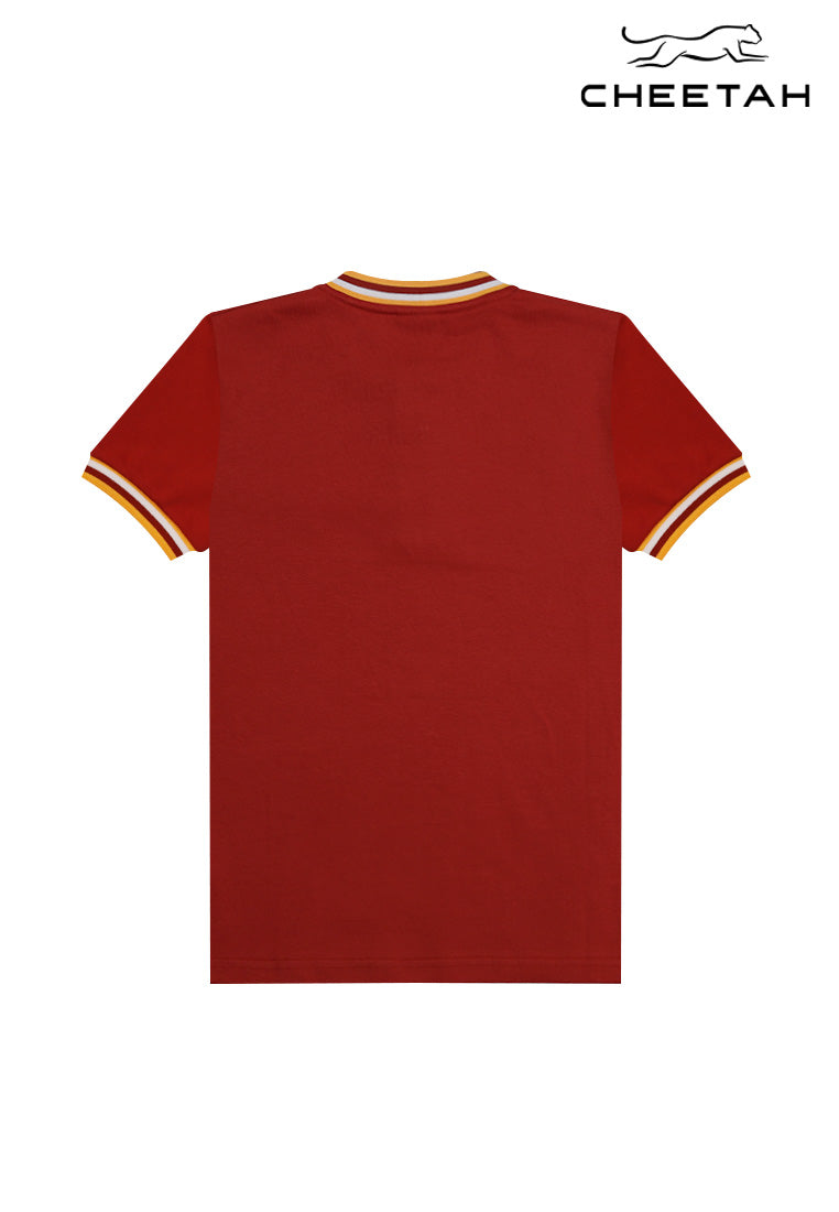 Cheetah Kids Boy Short Sleeves Round Neck Polo - CJ-71680