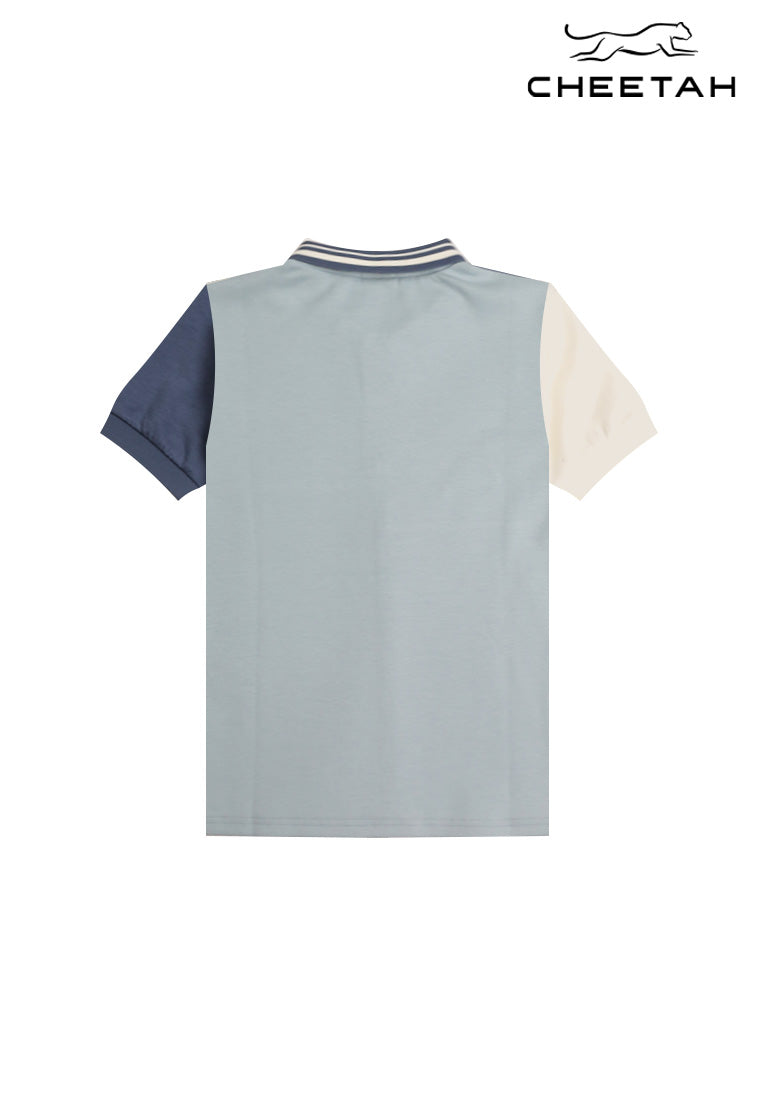 Cheetah Kids Boy Short Sleeves Round Neck Polo - CJ-71690