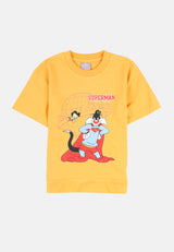 Cheetah Kids WB100 Boy Short Sleeves Roundneck Tee - CJ-92738(C)