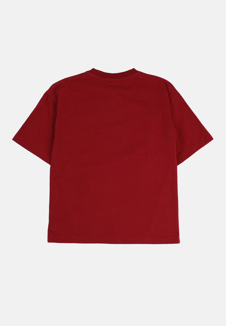 Cheetah Kids Boy Oversized Short Sleeves Roundneck T-Shirt - CJ-92886