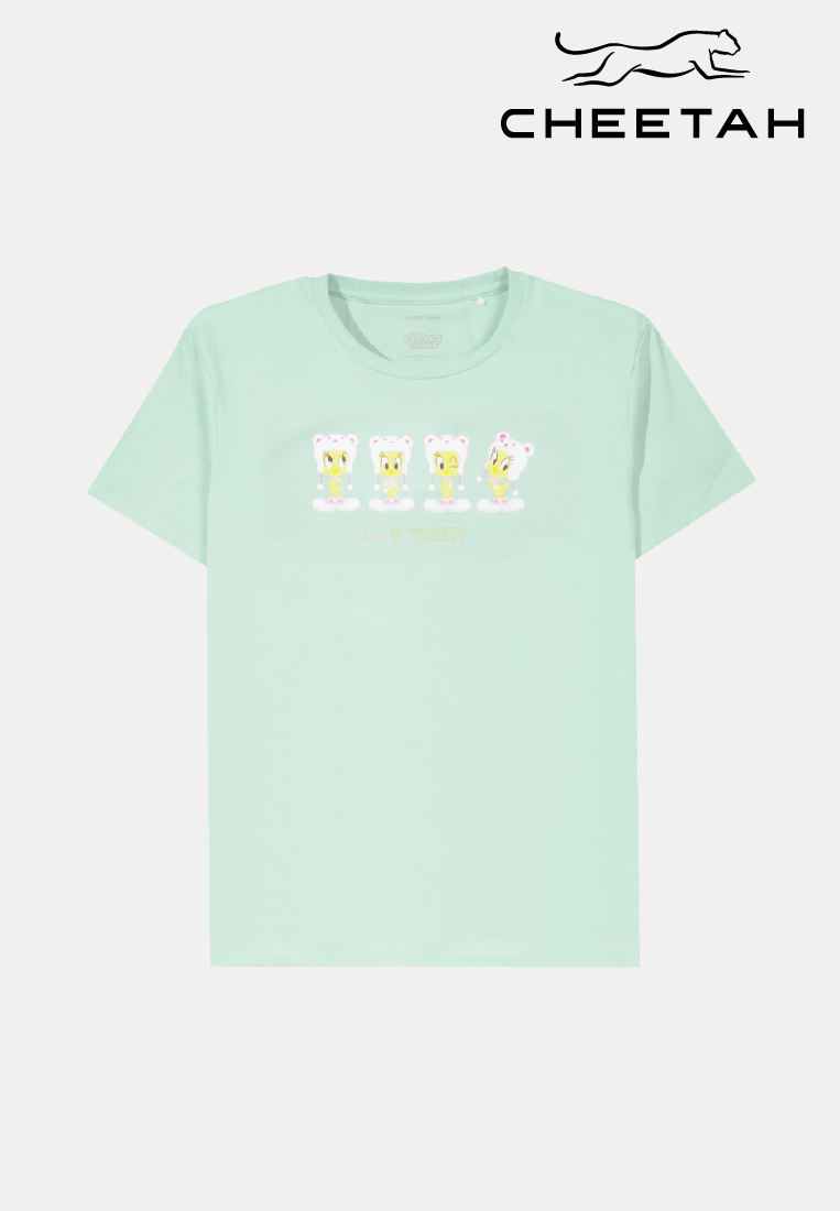 Cheetah Kids Tweety Short Sleeve Roundneck T-Shirt - CJ-93308