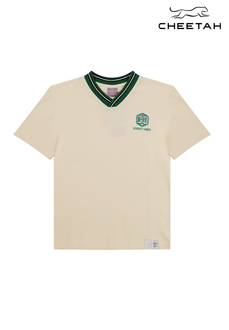 Cheetah Kids Boy Short Sleeves Roundneck Oversize T-Shirt - CJ-93768