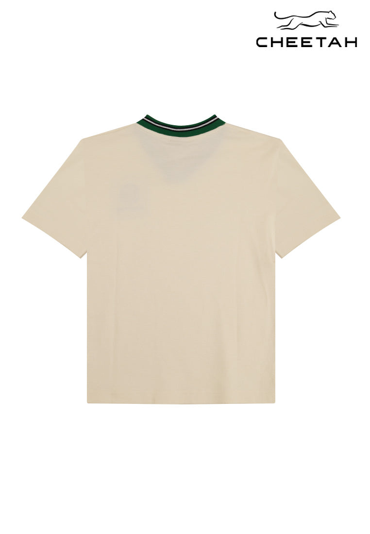 Cheetah Kids Boy Short Sleeves Roundneck Oversize T-Shirt - CJ-93768