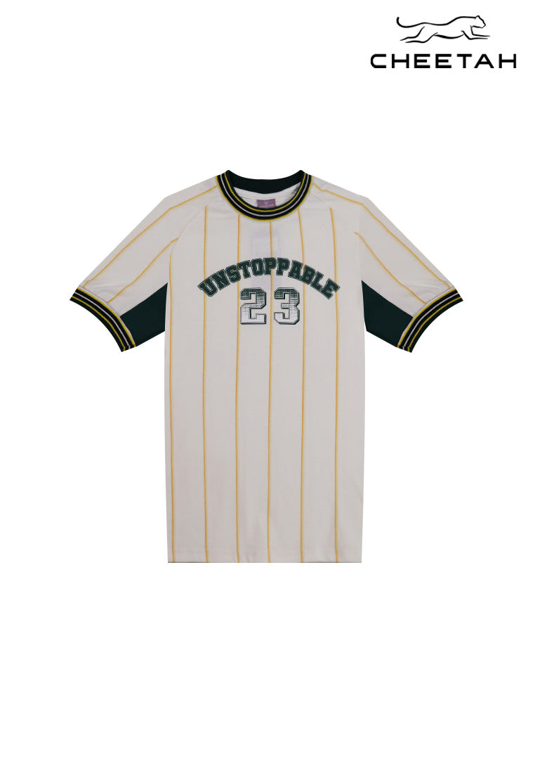 Cheetah Kids Boy Short Sleeves Roundneck T-shirt - CJ-93772